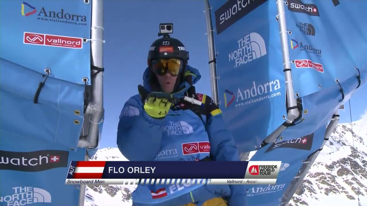 Run of Orley Flo (AUT) - Swatch Freeride World Tour 2015 in Vallnord Arcalis (AND) By The North Face