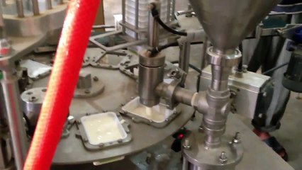 cream cheese filling and sealing machine