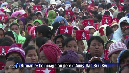 Birmanie: hommage au père de Suu Kyi, héros de l'indépendance