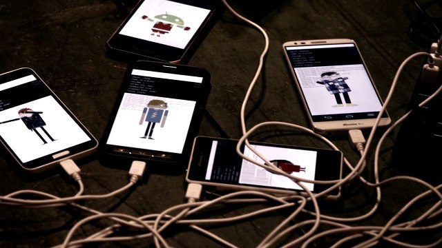 300 smartphones rejouent l'Ode à la joie