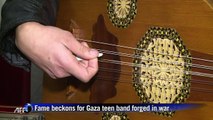 Fame beckons for Gaza teen band forged in war