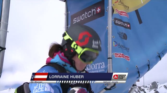Run of Huber Lorraine (AUT) - Swatch Freeride World Tour 2015 in Vallnord Arcalis (AND) By The North Face