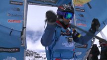 Run of Moser Silvia (ITA) - Swatch Freeride World Tour 2015 in Vallnord Arcalis (AND) By The North Face