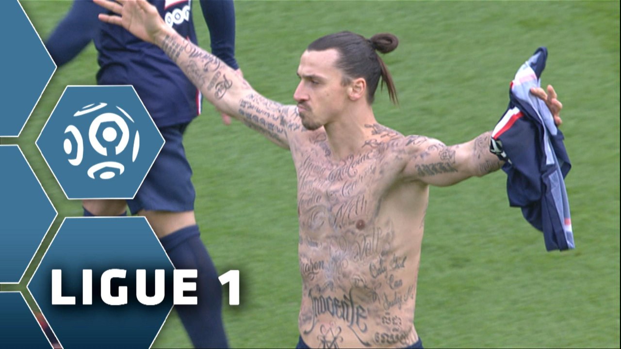 But Zlatan IBRAHIMOVIC (2ème) / Paris Saint-Germain - SM Caen (2-2) - (PSG - SMC) / 2014-15