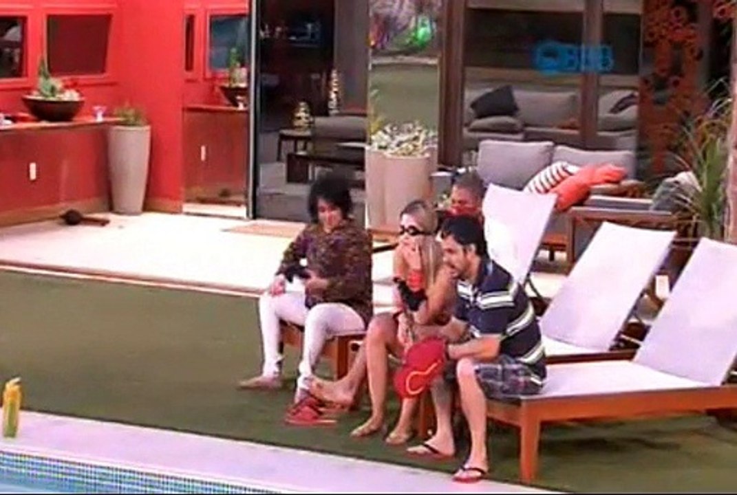 Adrilles, Mariza, Fernando e Aline confirmam o indicacao pro paredao - 15.02.2015