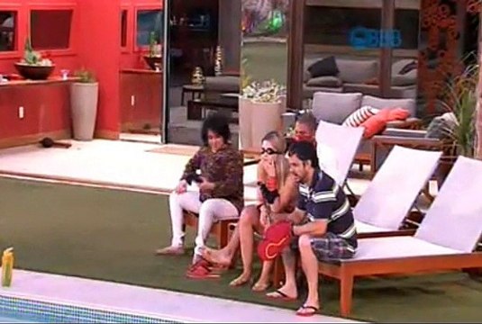 Adrilles, Mariza, Fernando e Aline confirmam o indicacao pro paredao - 15.02.2015