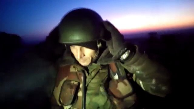 Бойцы батальона Донбасс взяли пленных под Дебальцево