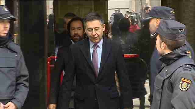 Presidente del Barça declara por un delito fiscal en el fichaje de Neymar