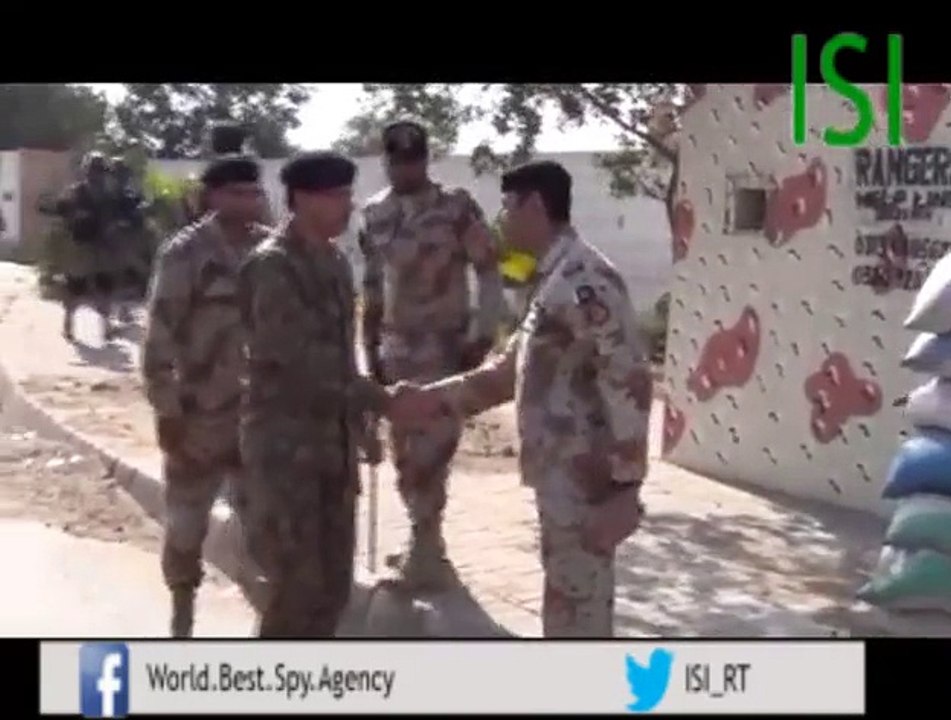 Corps Commander Lt Gen Naveed Mukhtar and DG Rangers visited Lyari