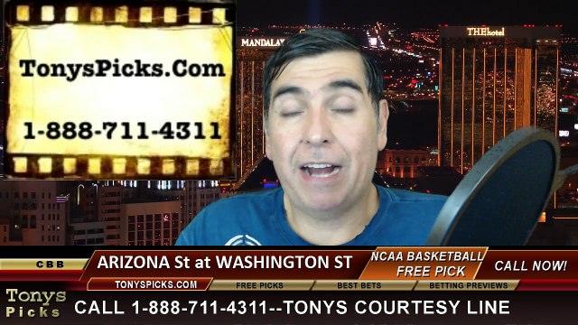 Washington St Cougars vs. Arizona St Sun Devils Free Pick Prediction NCAA College Basketball Odds Preview 2-13-2015