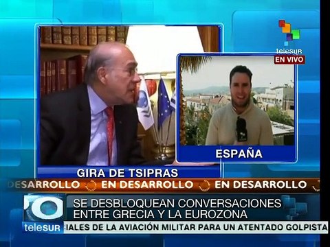 Tsipras plantea un cambio social en política económica europea