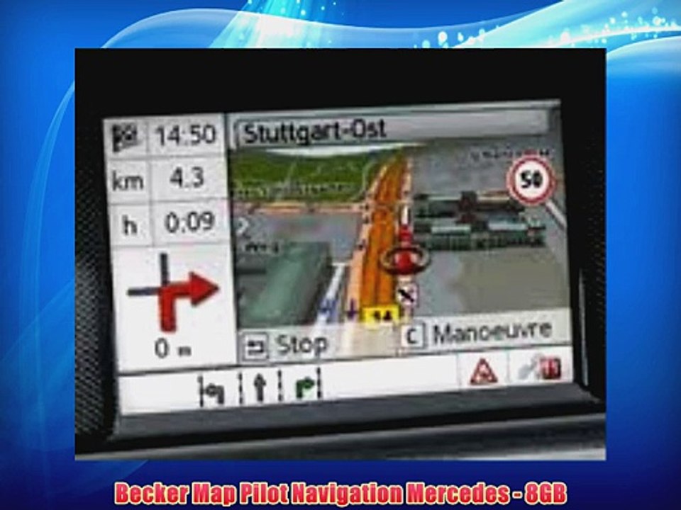 Becker Map Pilot Navigation Mercedes - 8GB