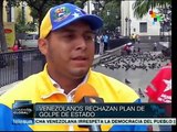 Venezolanos rechazan plan golpista desarticulado por el gobierno