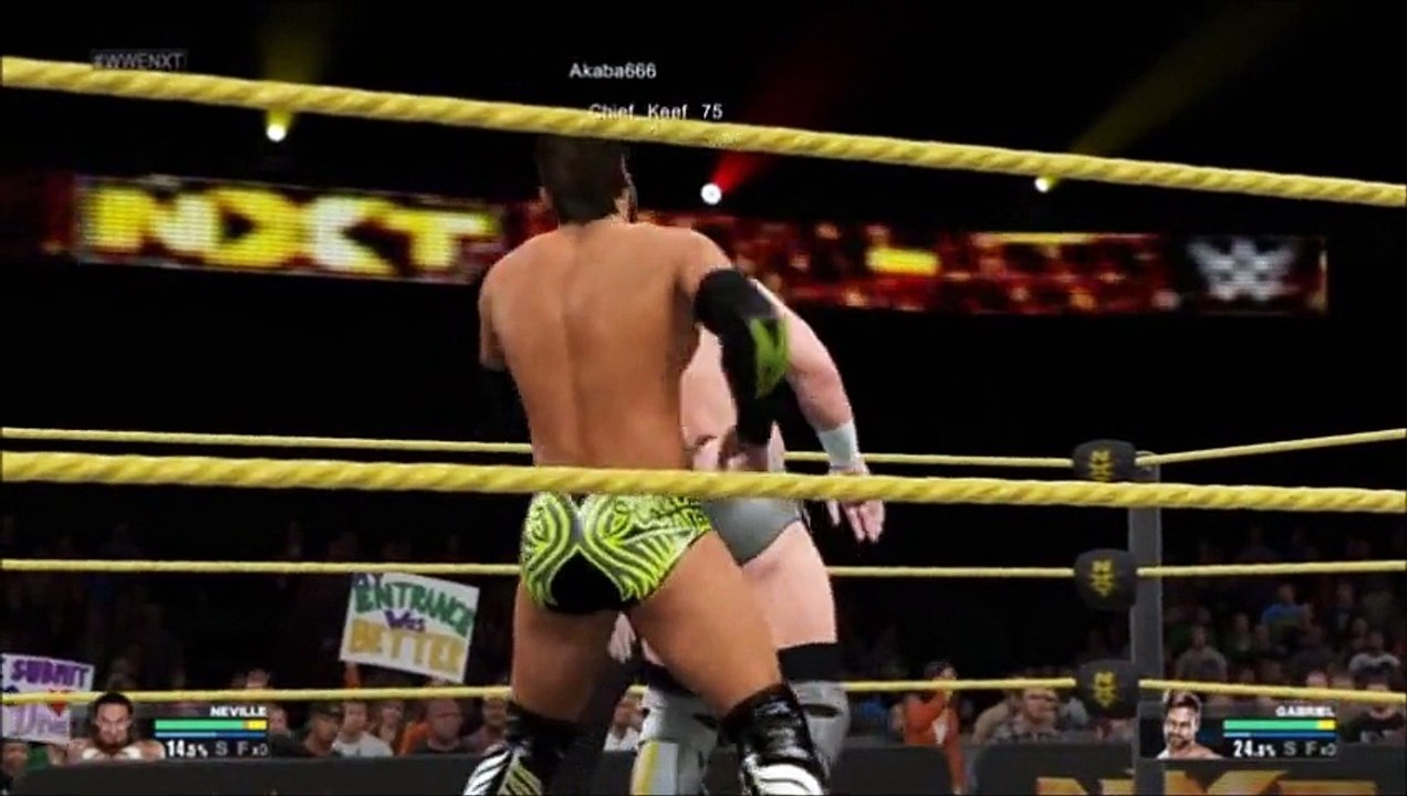 NXT ARrival 2015 part 6 [Adrian Neville vs Justin Gabriel NXT Title Gauntlet Final]