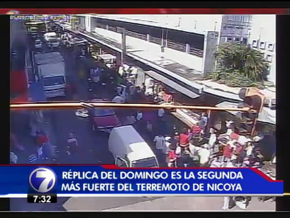Temblor del domingo fue la segunda réplica más fuerte del terremoto en Nicoya