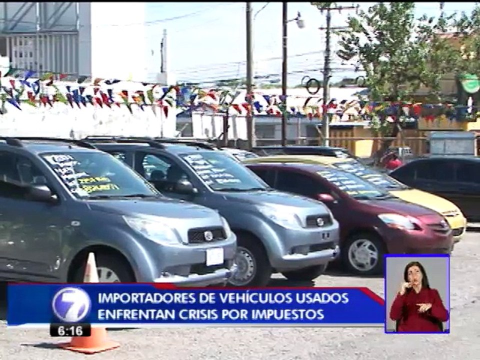 Importadores de vehículos usados en crisis por cobro de impuestos