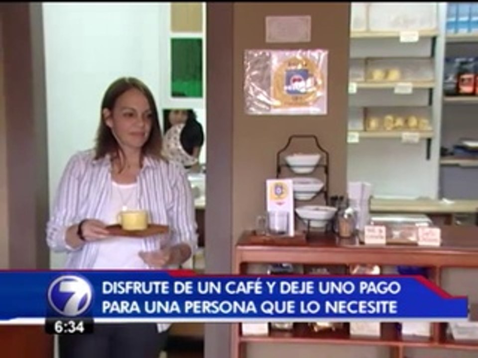 Iniciativa le invita a disfrutar un café y a pagar uno para quienes no pueden hacerlo