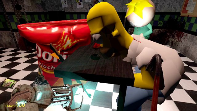 Five Nights at Freddys 2, 3, and 4 with Homer Simpson (Gmod Sandbox Funny Moments) (HD)