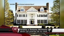 Thalia y Tommy presentan su casa