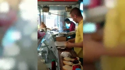 Fastest burger packaging ever