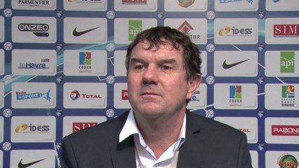 Après HAC - Clermont (3-1) réaction de Thierry Goudet