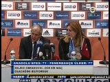 Anadolu Efes 71-77 Fenerbahçe Ülker - Röportajlar