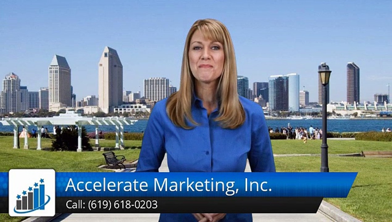 Accelerate Marketing, Inc. San Diego   Excellent  Five Star Review by Dr. R.