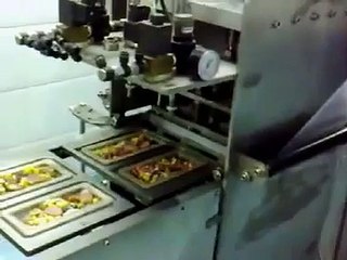 Plastic cup sealing machine