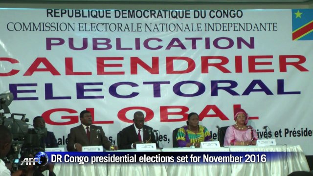 DR Congo presidential vote set for November 2016