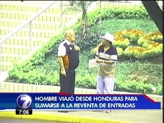 Un revendedor viajó desde Honduras en busca de hacer negocio