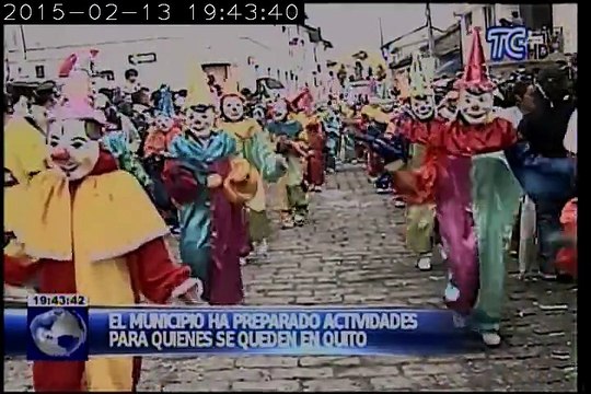Feriado de carnaval en Quito