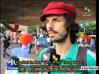 Brazilians protest government for lack of water in Sao Paulo