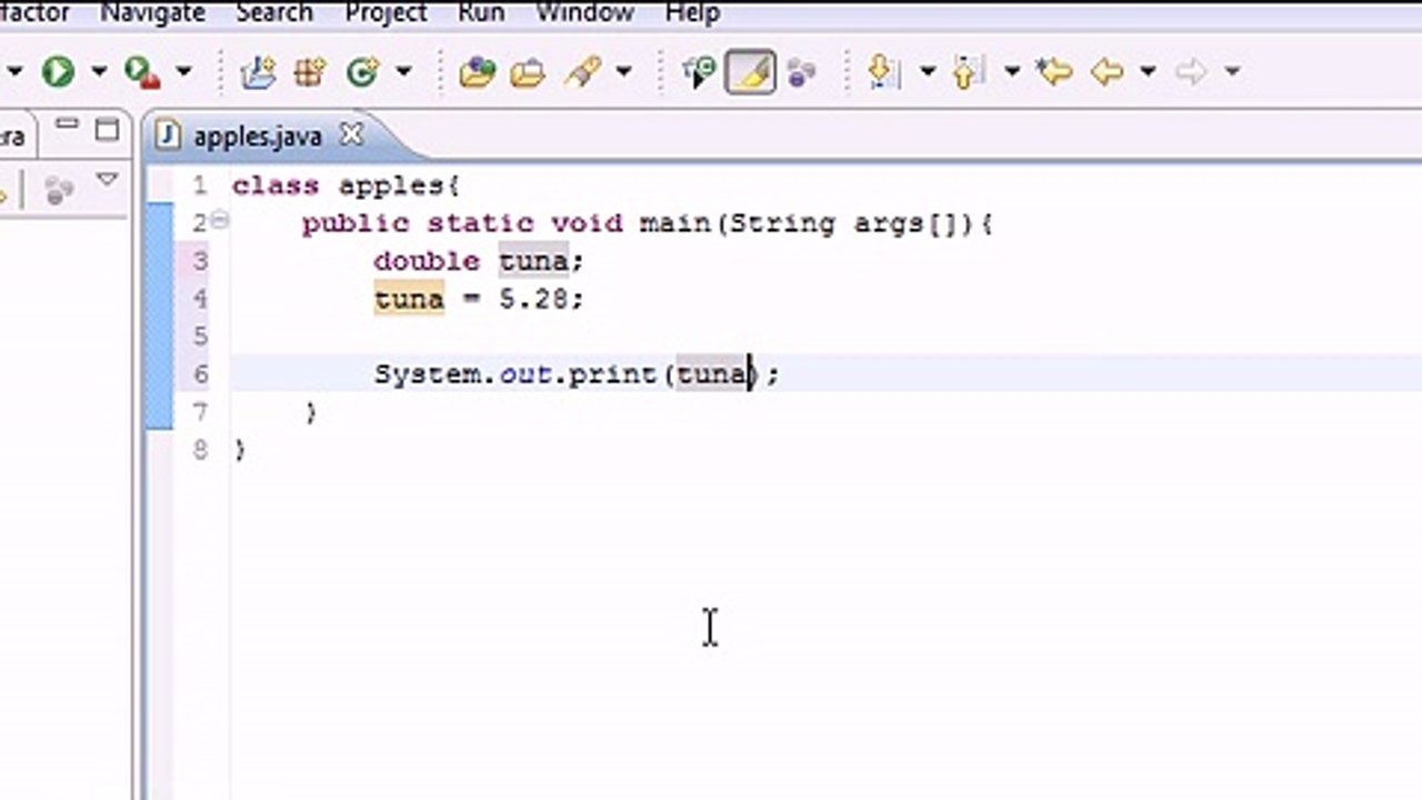 Java Programming Tutorial - 5 - Variables