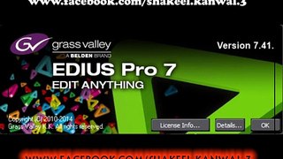 EDIUS pro 7.41 keygen & Crack Download Link