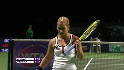 Petkovic eliminates weary Cibulkova