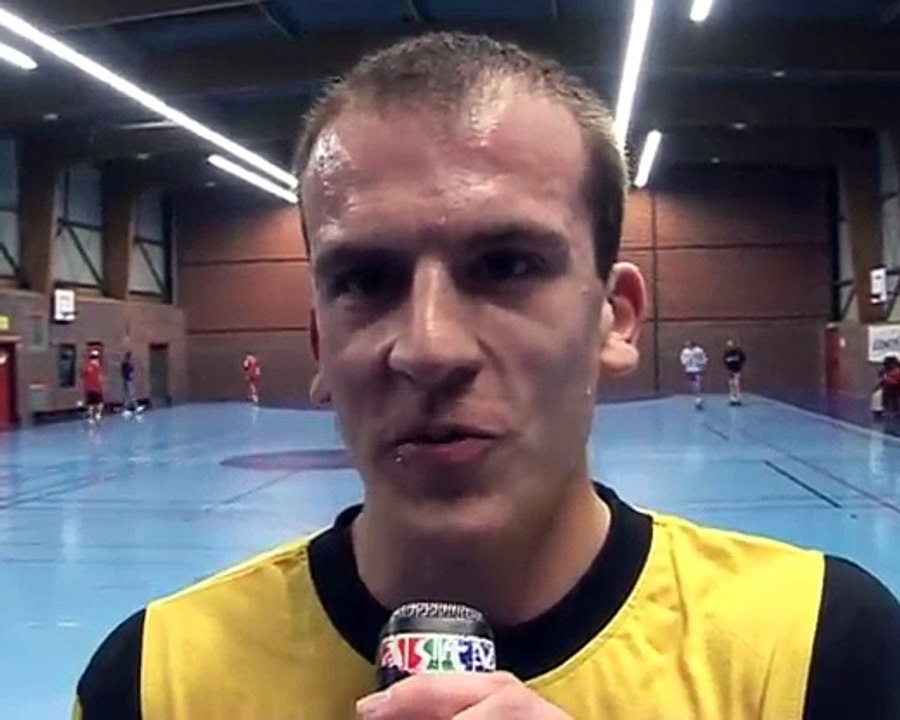 Mickael Merlen Handball Grande Synthe Michael Merlen Frédéric canonne , Arnaud straseele mickael Sophys