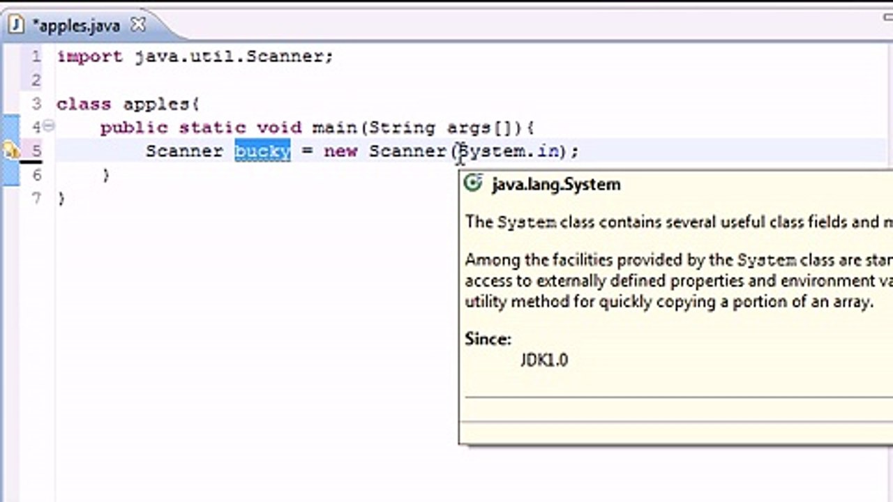 Java Programming Tutorial - 6 - Getting User Input-1