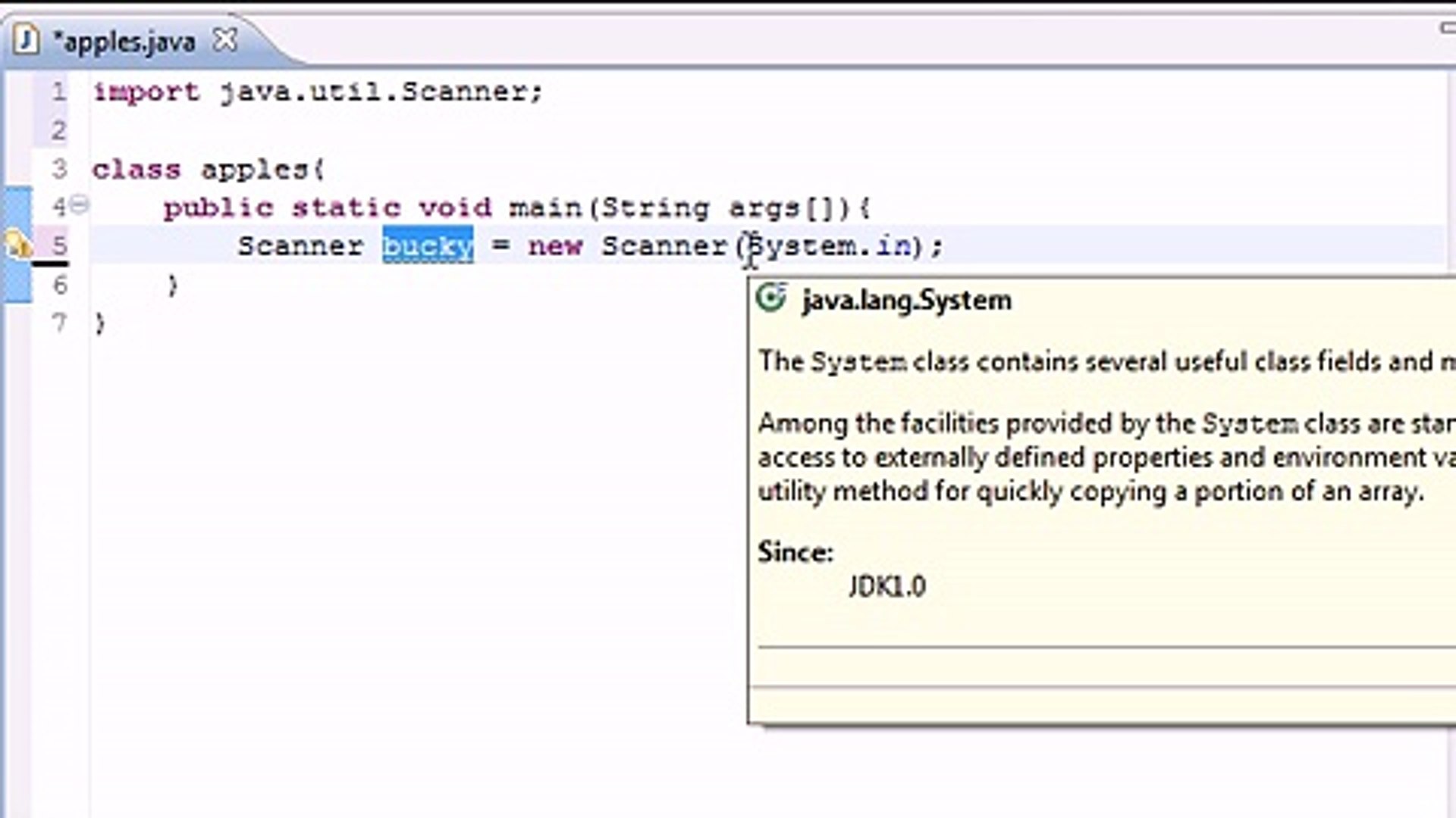Java Programming Tutorial - 6 - Getting User Input-2