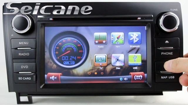 High Precision 2008-2011 Toyota Sequoia Navigation System Radio DVD Stereo with Ipod Bluetooth SD TV