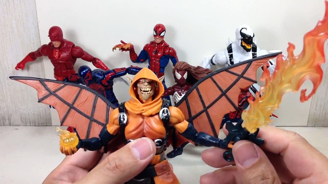 AMAZING, Hobgoblin Spider Man Marvel Legends BAF Toy Review