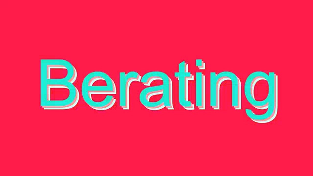 How to Pronounce Berating
