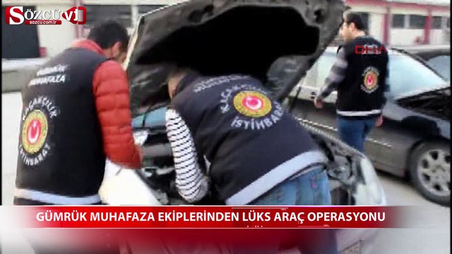 Gümrük muhafaza ekiplerinden lüks araç operasyonu