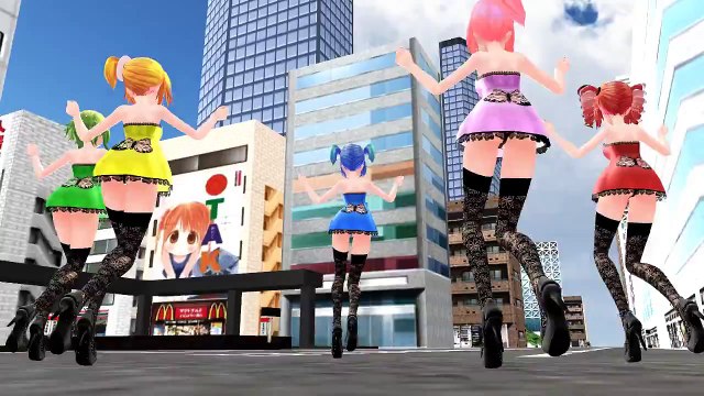 【MMD】ミク・テト・ルカ・ネル・GUMIでLamb 【紳士カメラ】