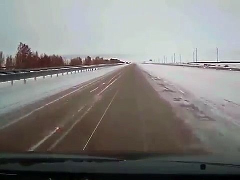 Snowplow FAIL in Kazakhstan! Dumbest driver ever...