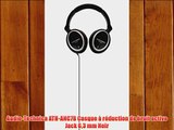 Audio-Technica ATH-ANC7B Casque ? r?duction de bruit active Jack 63 mm Noir