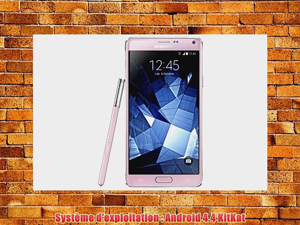 Samsung Galaxy Note 4 Smartphone d?bloqu? 4G (Ecran : 57 pouces - 32 Go - Simple SIM - Android