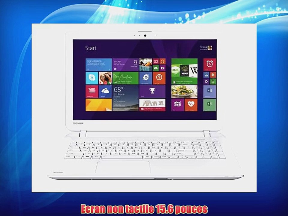 Toshiba Satellite L50-B-192 PC portable 15.6 Blanc Nacr? (Intel Core i7 4 Go de RAM Disque