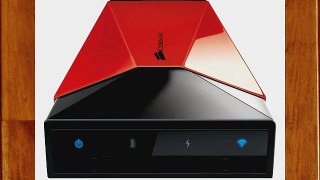 Corsair Disque Externe Voyager Air 1 To - Ethernet Wi-Fi USB 3.0 Rouge (CMFAIR-RED-1000-EU)