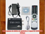 TBS 5925 external USB 2.0 DVB-S2 HD satellite tuner box for PCprofessionnelle num?rique bo?tier