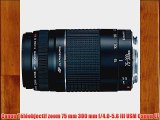 Canon T?l?objectif zoom 75 mm 300 mm f/4.0-5.6 III USM Canon EF